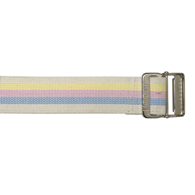 SkiL-Care™ Heavy-Duty Gait Belt with Metal Buckle, Pastel Stripes, 60 Inch