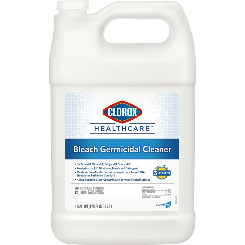 Clorox® Healthcare® Bleach Germicidal Cleaner, 1 gal Jug