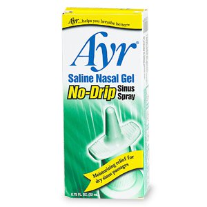 Ayr® Saline Nasal Gel No-Drip Sinus Spray Nasal Moisturizer