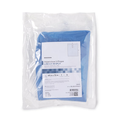 McKesson Sterile Impervious Orthopedic U-Drape, 60 W x 70 L Inch