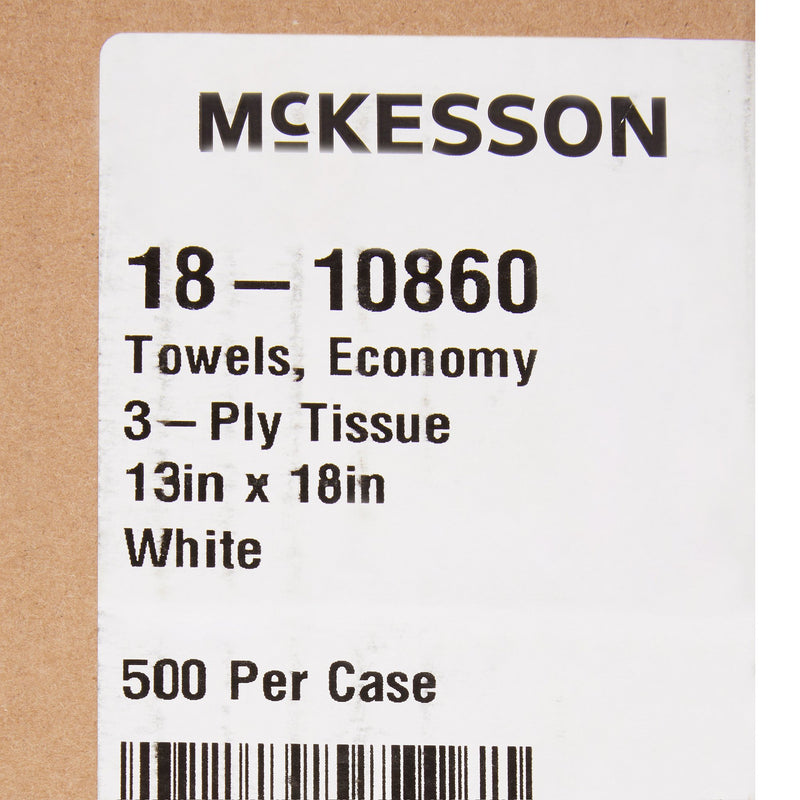 McKesson Tissue Procedure Towels, Non-Sterile, 13 x 18 Inch