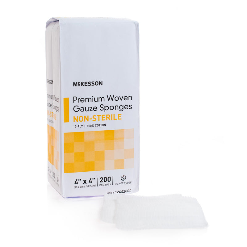 McKesson NonSterile Gauze Sponge, 4 x 4 Inch