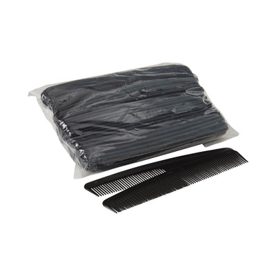 McKesson 7" Black Plastic Hair Comb