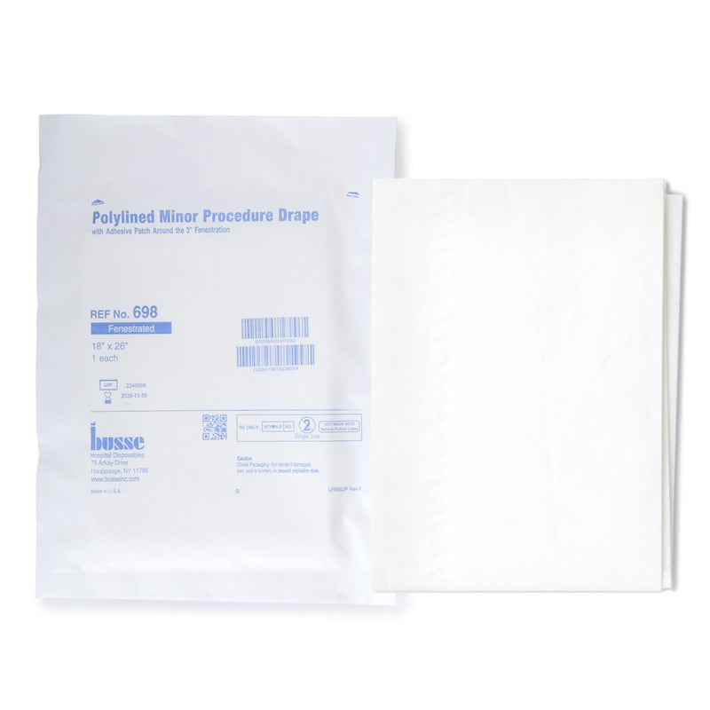 Busse Hospital Sterile Minor Procedure Surgical Drape, 18 W x 26 L Inch