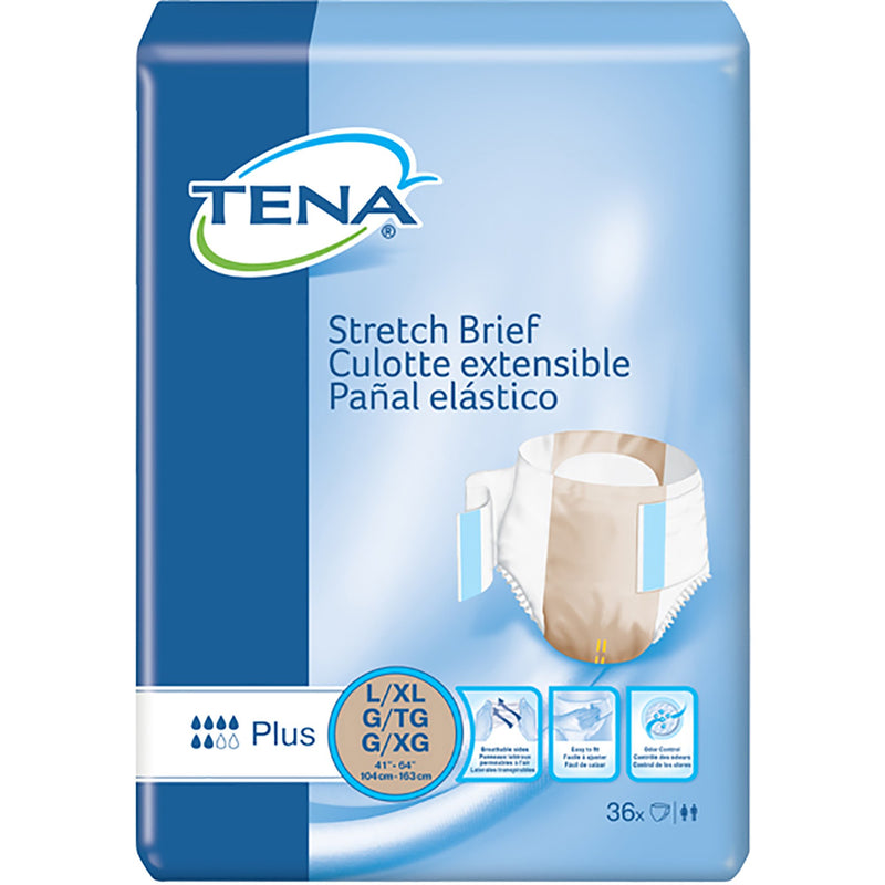 Tena® Stretch™ Plus Incontinence Brief, Large / Extra Large