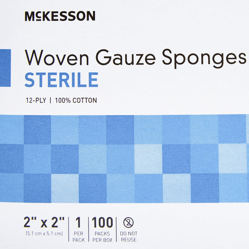 McKesson Sterile Gauze Sponge, 2 x 2 Inch