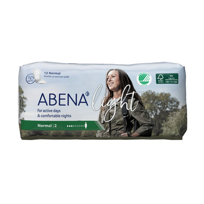 Abena™ Light Normal Bladder Control Pad, 10-Inch Length