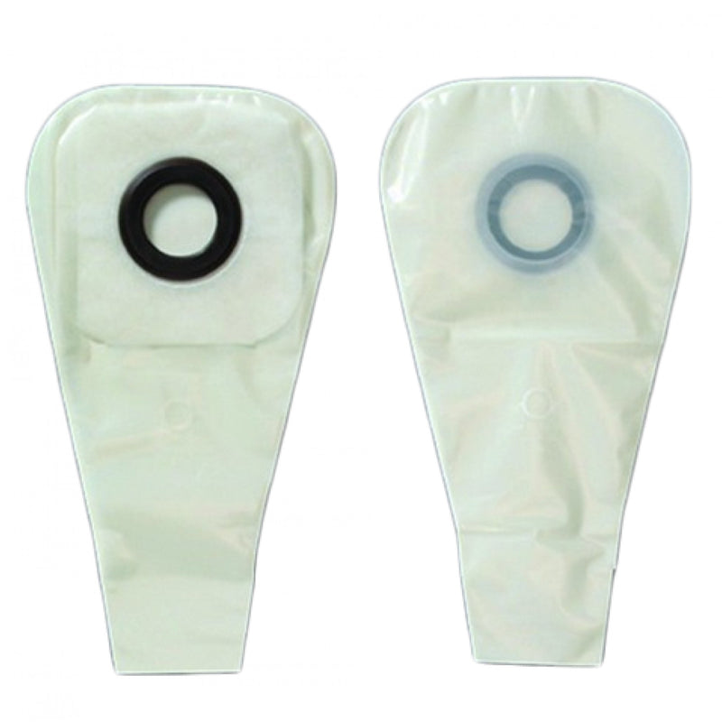 Karaya 5 One-Piece Drainable Transparent Colostomy Pouch, 12 Inch Length, 5/8 Inch Stoma