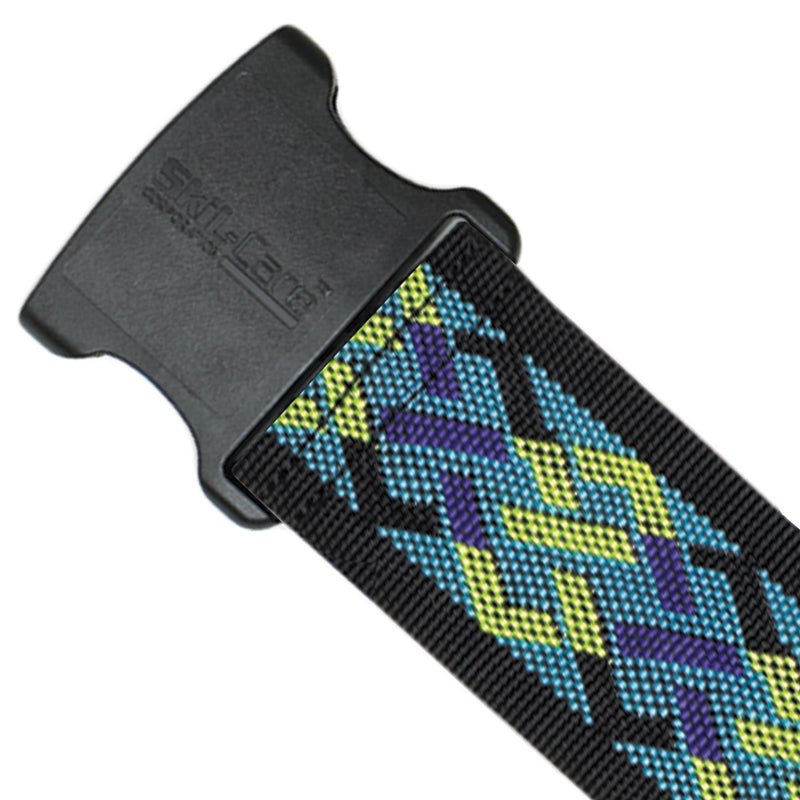 SkiL-Care™ Nylon Gait Belts with Delrin Buckle, Geo-Pattern D