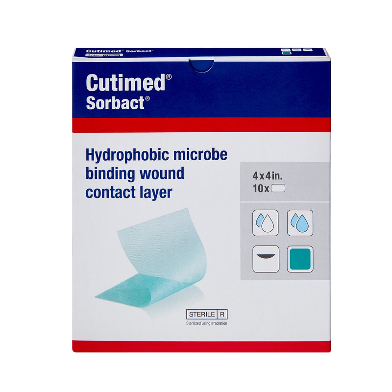Cutimed® Sorbact® WCL Antimicrobial Wound Contact Layer Dressing, 4 x 4 Inch