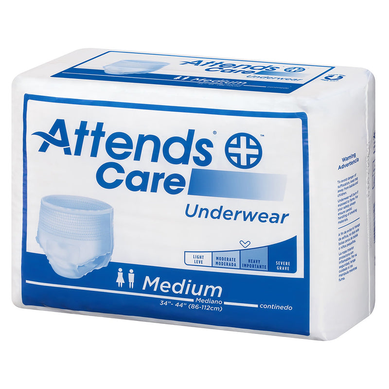 Attends® Care Adult Moderate Absorbent Underwear, Medium, White