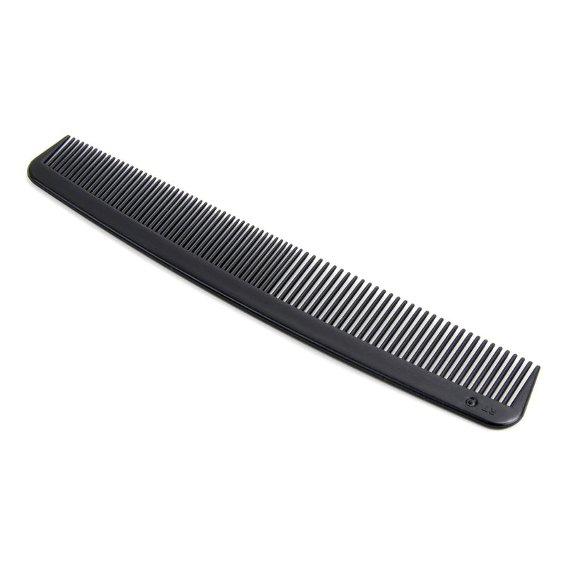 McKesson 7" Black Plastic Hair Comb