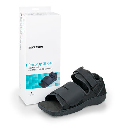 McKesson Square Toe Post-Op Shoe, Male 11.5-12.5 / Female 12.5+