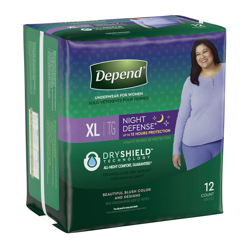 Depend® Night Defense® Maximum Absorbent Underwear, Extra Large