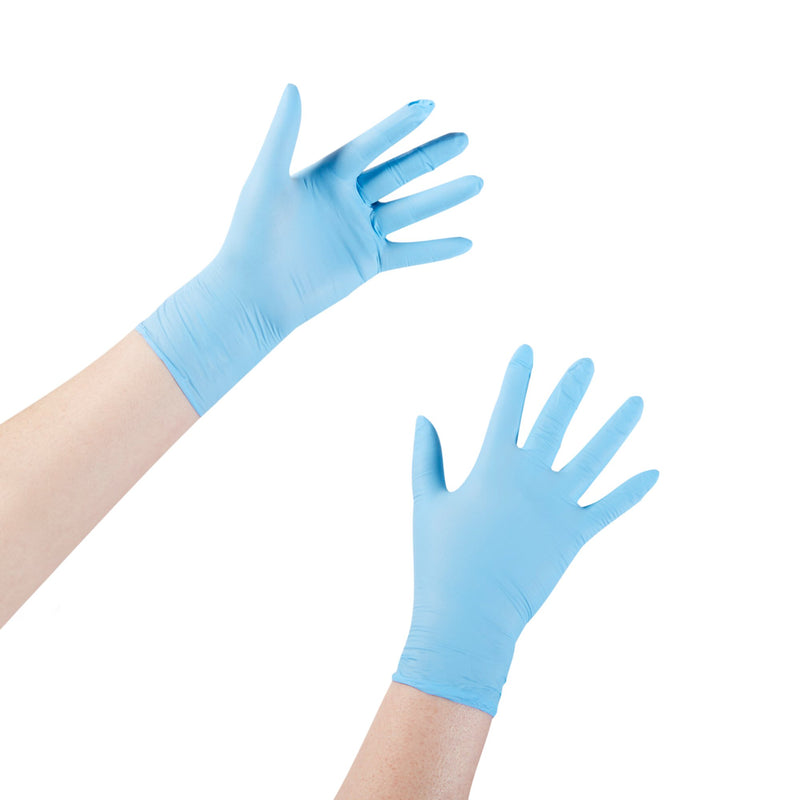 McKesson Confiderm® 4.5C Nitrile Exam Glove, Extra Small, Blue