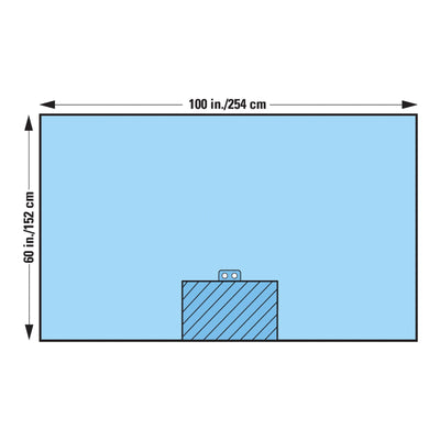 Halyard Sterile Orthopedic Bar Orthopedic Drape, 60 W x 100 L Inch