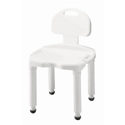 Carex Universal Bath Seat with Back, 400-lb Capacity