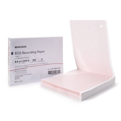 McKesson ECG Recording Paper, 8-1/2 Inch x 275 Foot