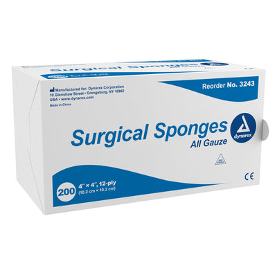 Dynarex® NonSterile Gauze Sponge, 4 x 4 Inch