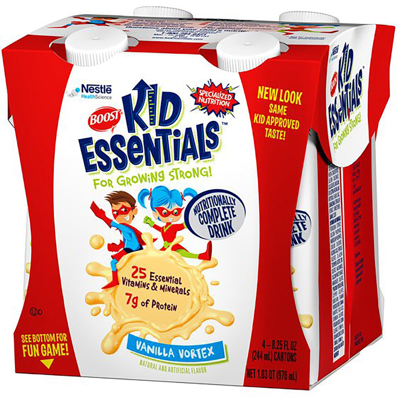 Boost® Kid Essentials™ Vanilla Pediatric Oral Supplement, 8.25 oz. Carton