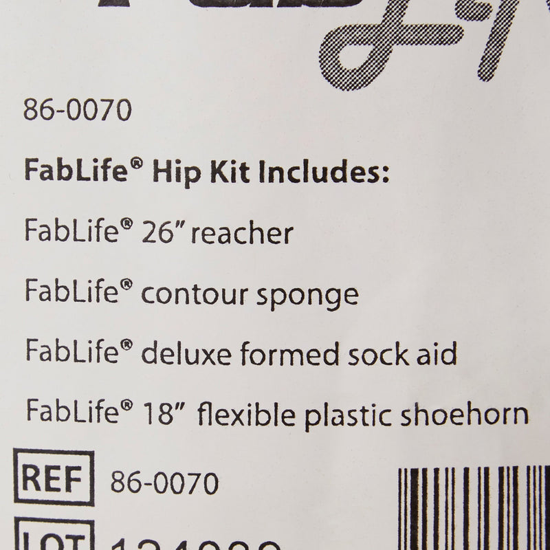 FabLife™ Hip Kit with 26 Inch Reacher and 18 Inch Plastic Shoehorn