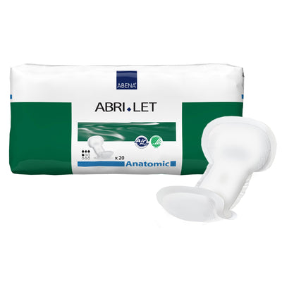 Abri-Let Anatomic Incontinence Liner, 8 x 17 Inch