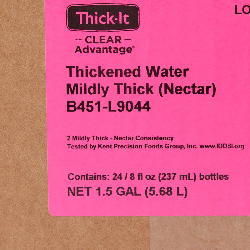 Thick-It® Clear Advantage® Nectar Consistency Thickened Water, 8-ounce Bottle