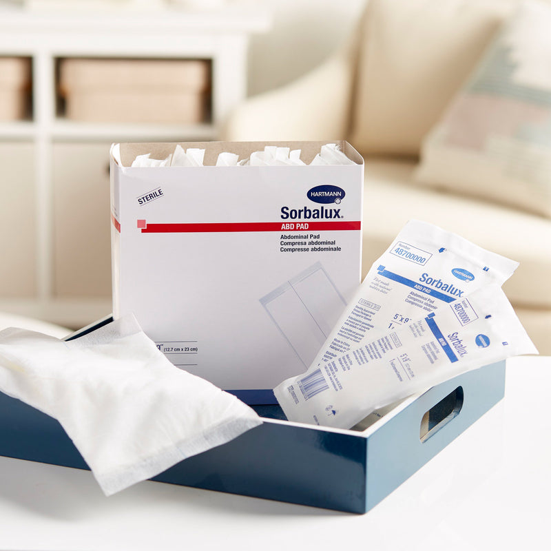 Sorbalux® ABD Sterile Abdominal Pad, 5 x 9 Inch