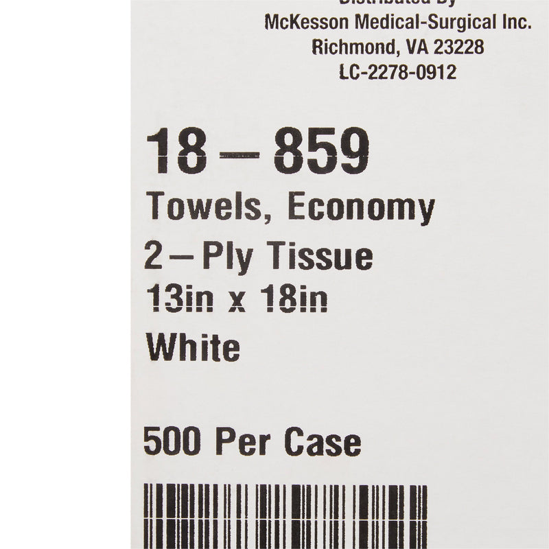 McKesson Economy Procedure Towel, 13 x 18 Inch