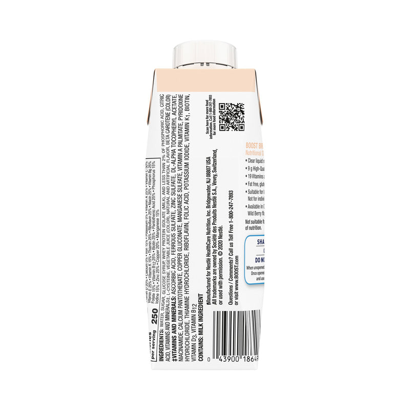 Boost Breeze® Peach Oral Supplement, 8 oz. Carton