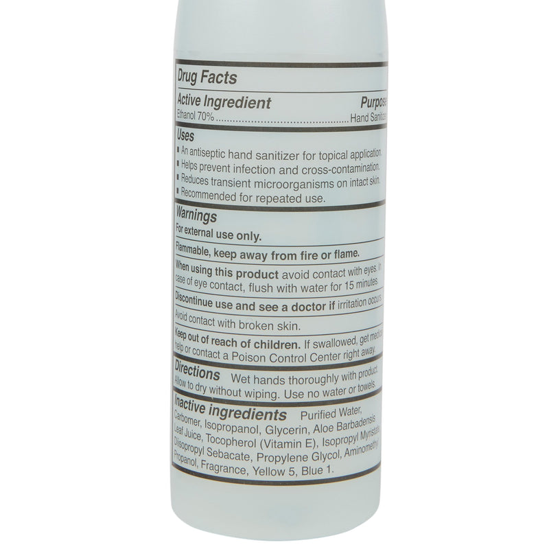 McKesson Premium Hand Sanitizer With Aloe, Ethyl Alcohol Gel, 4 oz Bottle