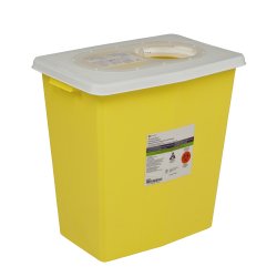 SharpSafety™ Chemotherapy Waste Container 18¾ H x 18¼ W x 12¾ D Inch