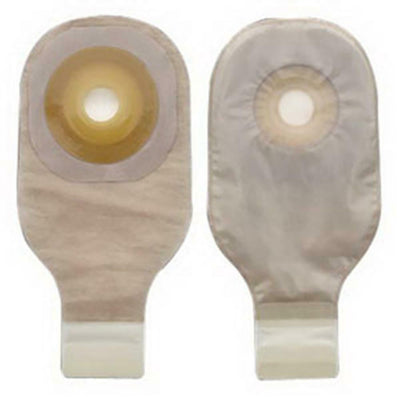 Premier™ One-Piece Drainable Transparent Colostomy Pouch, 12 Inch Length, 3/4 Inch Flange