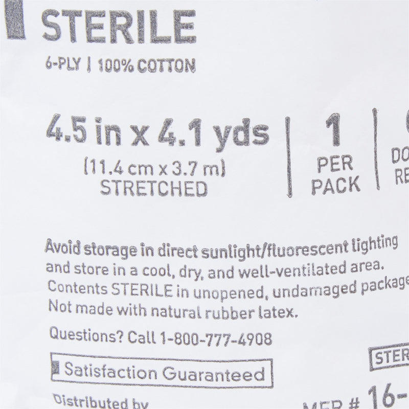 McKesson Sterile Fluff Bandage Roll, 4-1/2 Inch x 4-1/10 Yard