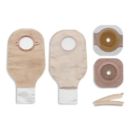 New Image™ Two-Piece Drainable Clear Ileostomy /Colostomy Kit, 12 Inch Length, 2¼ Inch Flange