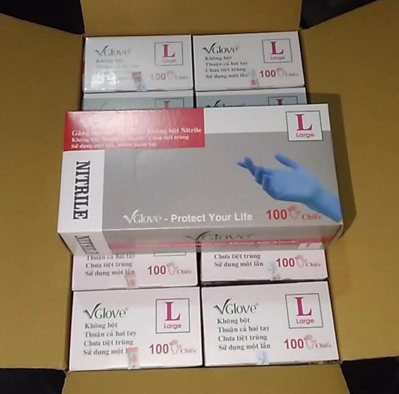 VGlove® Nitrile Latex Free Powder Free Disposable Gloves, 1000/Case