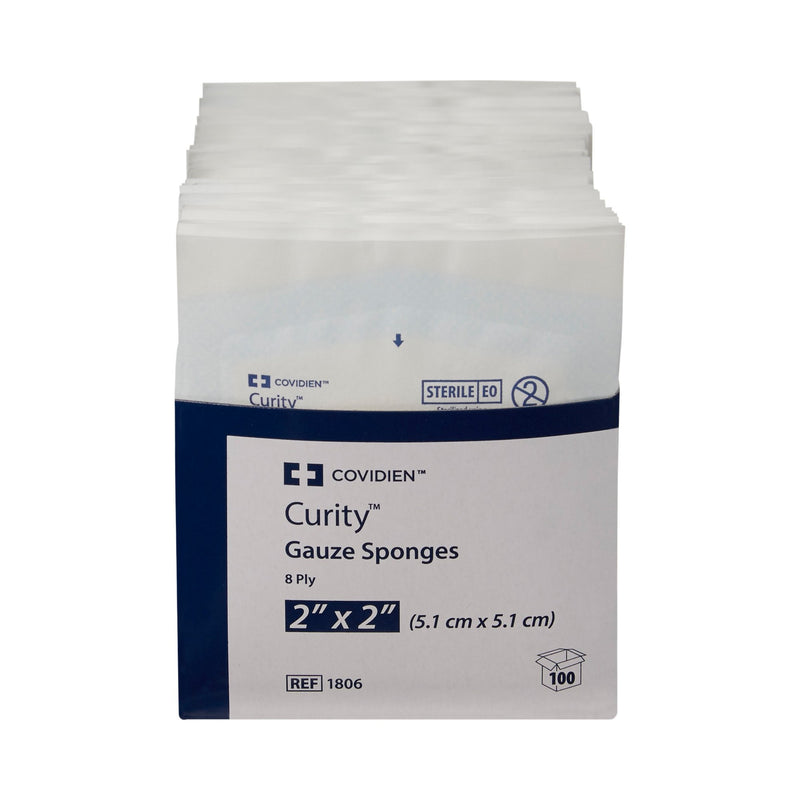 Curity™ Sterile USP Type VII Gauze Sponge, 2 x 2 Inch