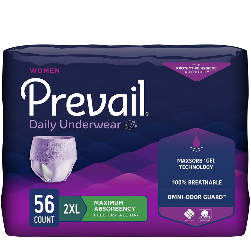 Prevail® for Women Daily Absorbent Underwear, 2X-Large