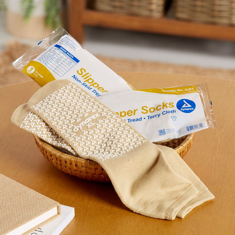 Soft Sole Slipper Socks, X-Large