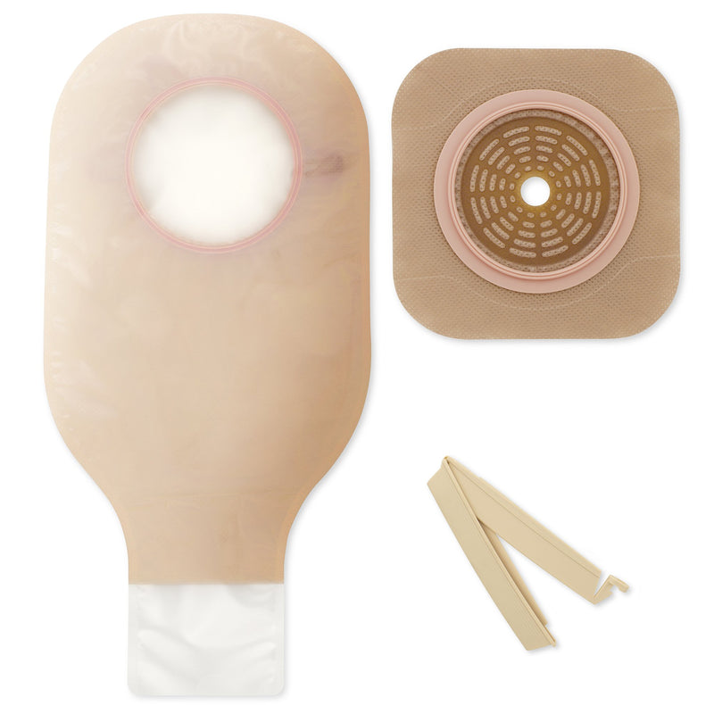 New Image™ Two-Piece Drainable Clear Ileostomy /Colostomy Kit, 12 Inch Length, 2¾ Inch Flange