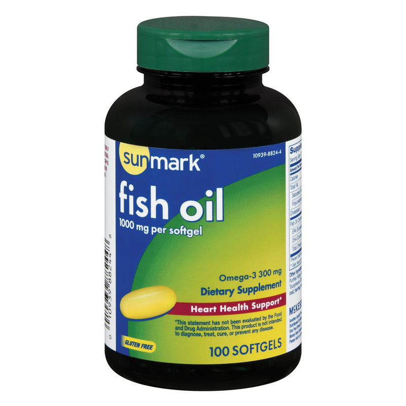 sunmark® 1000 mg Strength Fish Oil Omega-3 Supplement