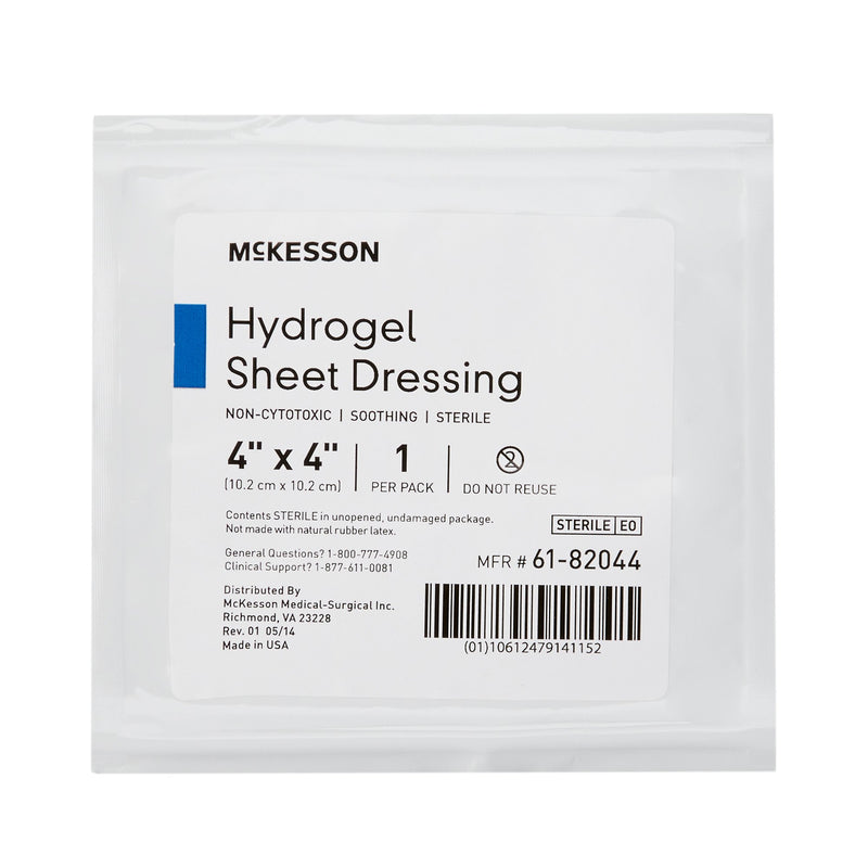 McKesson Hydrogel Dressing, 4 x 4 Inch