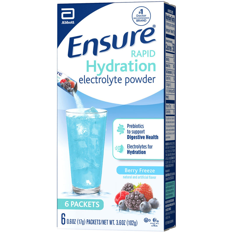 Ensure® Rapid Hydration Electrolyte Berry Flavor Oral Supplement, 0.7 oz. Individual Packet