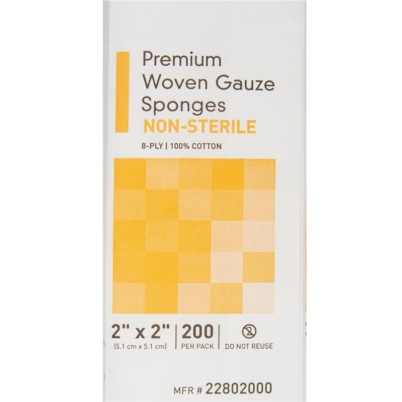 McKesson NonSterile Gauze Sponge, 2 x 2 Inch