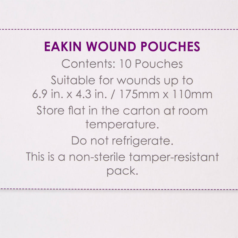 Eakin® Fistula and Wound Drainage Pouch, 4-3/10 x 6-9/10 Inch