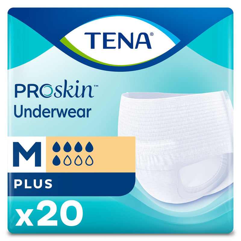 TENA® ProSkin™ Plus Fully Breathable Absorbent Underwear, Medium