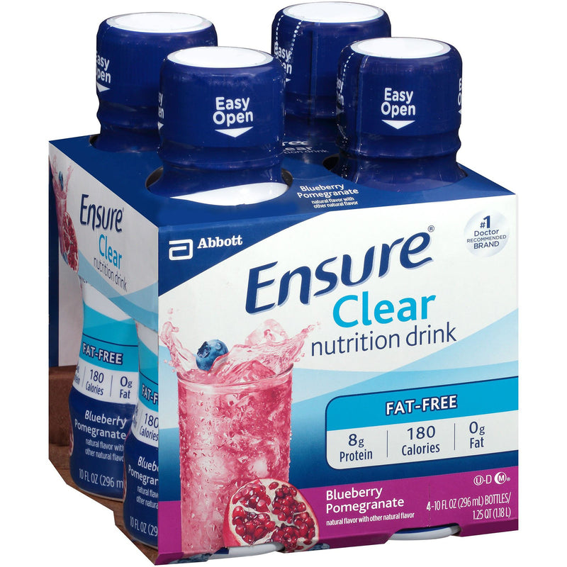 Ensure® Clear Blueberry Pomegranate Oral Protein Supplement, 10 oz. Bottle