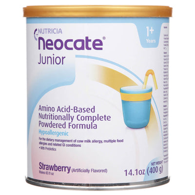 Neocate® Junior with Prebiotics Strawberry Pediatric Oral Supplement / Tube Feeding Formula, 14.1 oz. Can