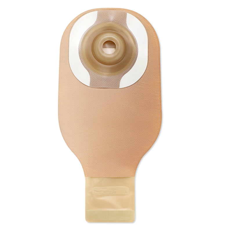 One-Piece Drainable Beige Filtered Ostomy Pouch, 12 Inch Length, 1-1/8 Inch Stoma