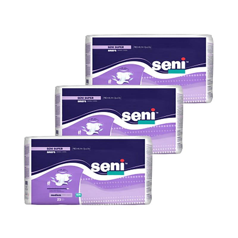 Seni® Super Heavy Absorbency Incontinence Brief, Medium